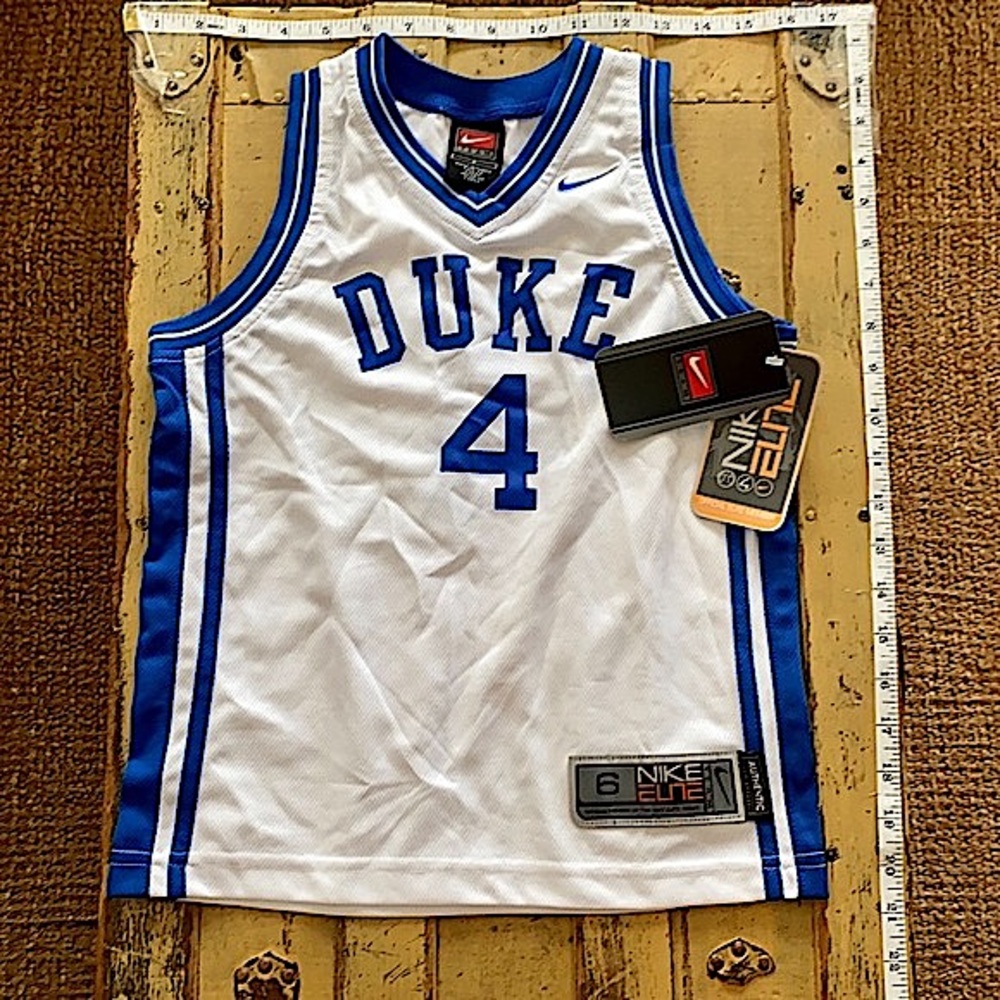 DUKE BASKETBALL JERSEY NIKE TEAM DUKE BLUE DEVILS NWT BASKETBALL JERSEY KIDS 6 - Picture 2 of 10